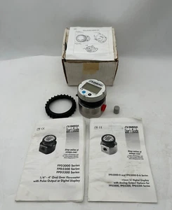 OMEGA FPD3204-D-A POSITIVE DISPLACEMENT FLOWMETER WITH ACCESSORIES - Picture 1 of 15