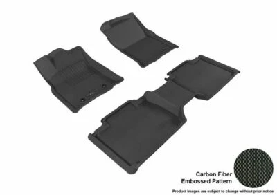 3D MAXpider  Black 1st & 2nd Row 3 Piece Set for Toyota Tacoma — 第 1/4 张图片