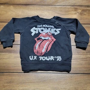The Rolling Stones Kleinkind Sweat Shirt schwarz "US Tour 78" - Größe 18M - Bild 1 von 6