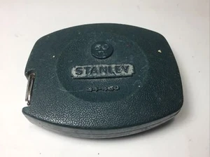 Stanley 34-450 Vintage Steel Tape Measure 50' Hand Crank Surveyor - Made in USA - Picture 1 of 5