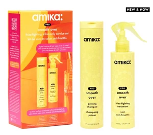 Amika Pro Smooth Over Frizz Fighting Duo Shampoo 9.2 oz + Treatment 6.7 oz - Picture 1 of 1