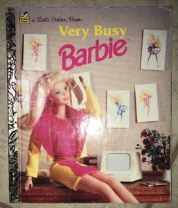 A Little Golden Book - Very Busy Barbie by Barbara Slate (HC, 1997) - Picture 1 of 4