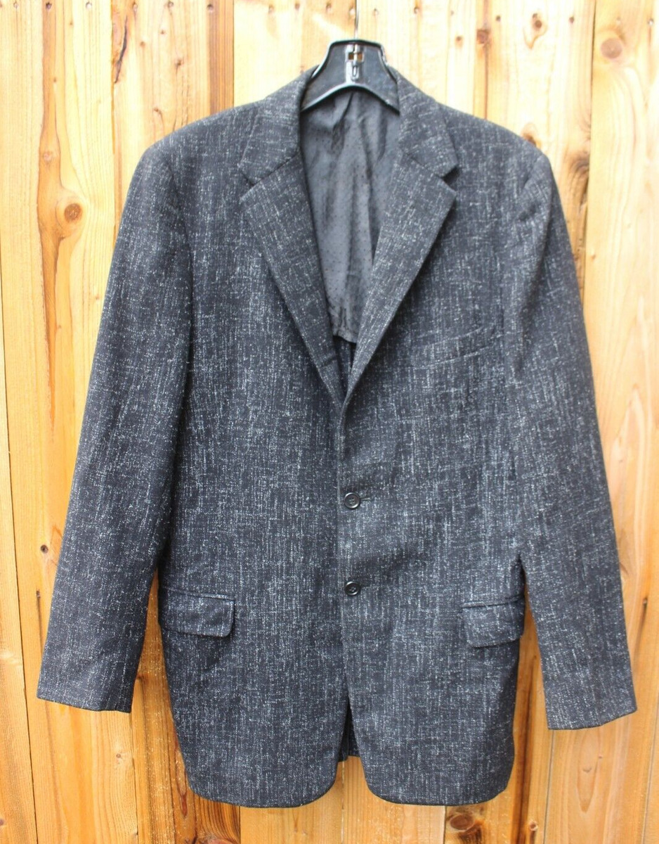 Black Regular 1950s Vintage Suit Jackets & Blazers for Men Black Regular 1950s Vintage Suit Jackets & Blazers for Men