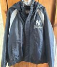 New York Yankees MLB Genuine Merchandise Quilted Puffer Jacket Hooded XL - NEW!