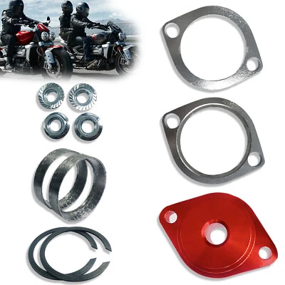 Exhaust Seal Installer Tool & Flange Gasket Nut for Harley Big Twin Softail Dyna Foto 1 de 4
