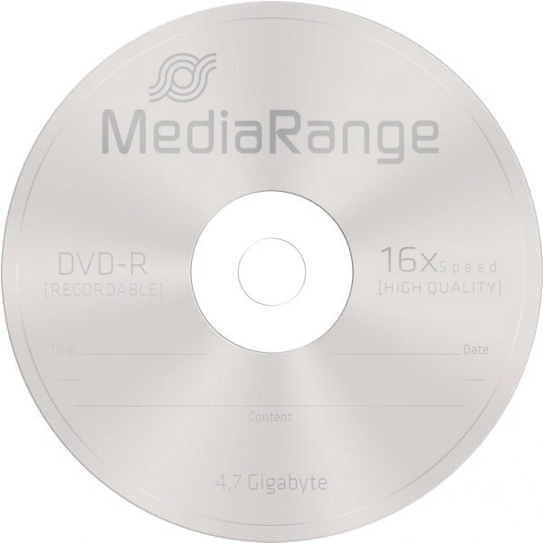 25 x MediaRange DVD-R spindle - Immagine 1 di 1
