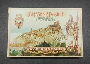 Confezione Postale Stereoscopio e Francobolli 3d San Marino 2009 - Picture 1 of 2