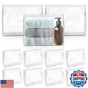 BadenBach 24 PCS Mini Clear Makeup Bag,8.6" x 6.8"x 2.2",Clear Organizer Pouc - Picture 1 of 5