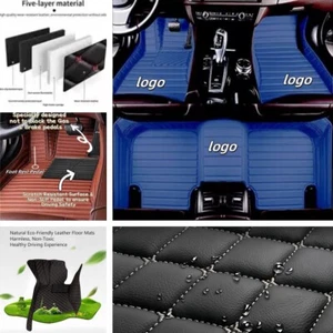 For Ferrari GTC4 Lusso 488 Spider Car Floor Mats Carpets Auto All Weather Liners - Picture 1 of 30