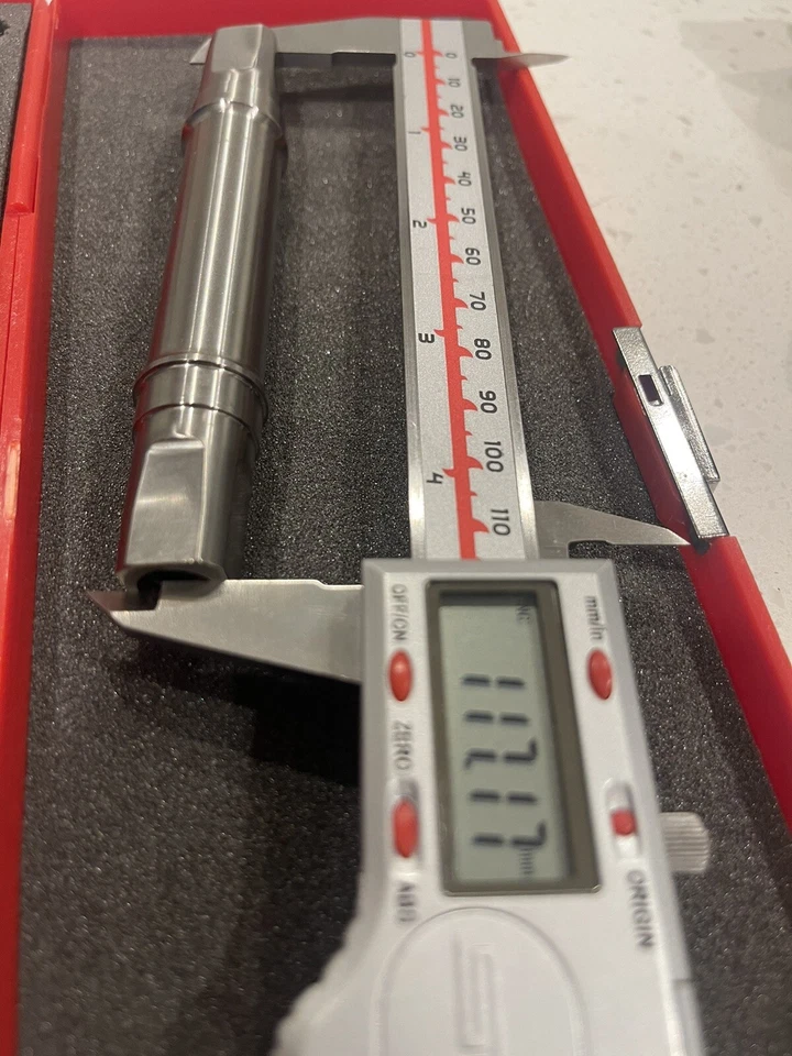 Titanium Bottom Bracket Spindle 73 X 117  New Old Stock  Ti-6AL-4V - Image 1 of 4