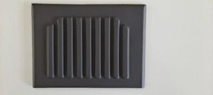 CAST IRON BACK BRICK PLATE FOR GALLERY FIRES LYTTON BOLTON CELTIC CROWN JUBILEE - Picture 1 of 3