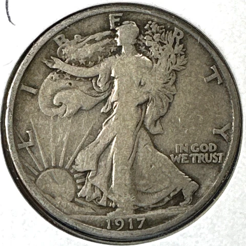 1917 50C Walking Liberty Half Dollar (75137) Cover