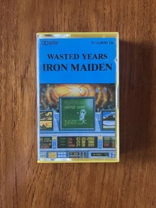 IRON MAIDEN - WASTED YEARS (EMI TC-GOOD 136) 1986 NEW ZEALAND CASSETTE SINGLE - Picture 1 of 4