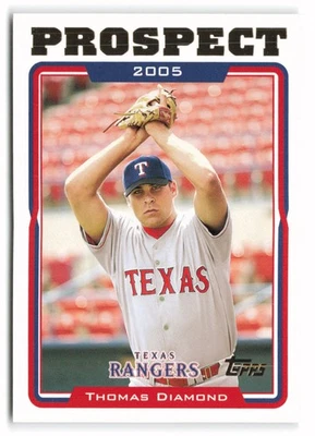 2005 Topps Updates & Highlights #UH94 Thomas Diamond Texas Rangers - Image 1 of 2