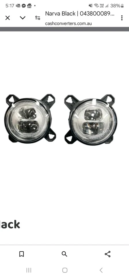 Narva 90mm Low Beam LED Headlamp Assembly 9-33V 71989     X2          Pair  - Image 1 of 3
