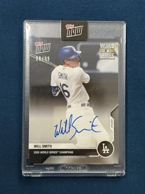 2020 Will Smith Topps Now World Series Auto 26/99 SP Dodgers Factory Sealed - Image 1 of 4