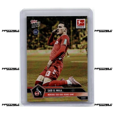 2025 Topps Now Bundesliga - Oro #37 Said El Mala Novato/50 Gol Increíble Foto 1 de 2