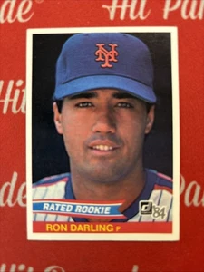 1984 Donruss Baseball / Ron Darling RC #NNO (ohne Nummer auf der Rückseite) - Bild 1 von 2