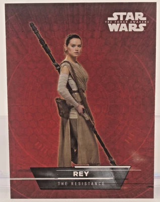 2015 Topps Star Wars The Force Awakens Rey Sticker Card #1 - Image 1 of 2