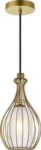 Miya Brass Pendant Light-Traditional Elegance - Picture 1 of 1