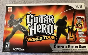 Nintendo Wii Sunburst Red Octane GUITAR HERO World Tour Wireless Controller NIB - Picture 1 of 10