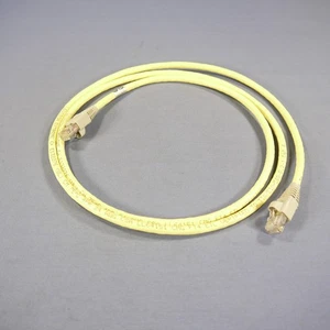 Leviton 62460-5Y Light Yellow 5ft Cat6+ Extreme Ethernet Cable Data Patch Cord - Picture 1 of 5