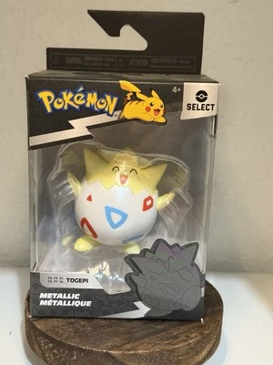 Figura Jazwares Pokemon Select True-Color Metálico Togepi 3" Serie 3 NUEVA 2024 Foto 1 de 2