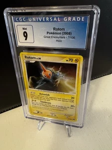 Pokemon CGC Old 9 MINT Rotom 7/106 Holo - Great Encounters - Picture 1 of 1