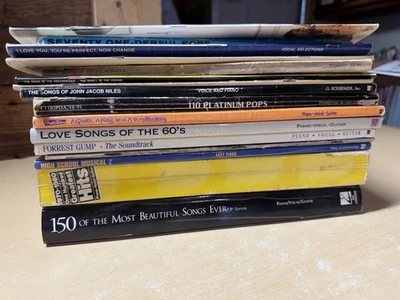 Lot of 17+ lbs Sheet Music Pieces, Piano/vocal/Guitar, Contempory, Pop, Movies - Image 1 of 4