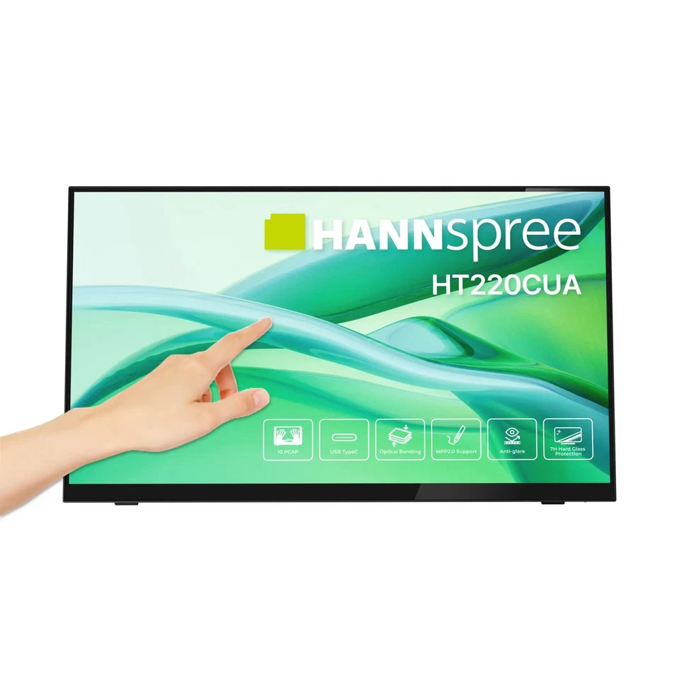Hannspree HT220CUA 54.5 cm 21.4" 1920 x 1080 pixels Full HD LED 6 ms Black - Image 1 of 1