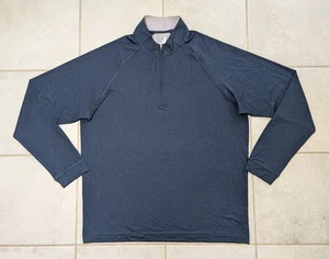 Johnnie-O Herren Large Pullover Blau Freeborne Performance Stretch 1/4 Zip Golf - Bild 1 von 7