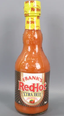 FRANKS Frank s RedHot Hot Sauce Extra Hot 354ml/12 oz. - exp 11/06/2026