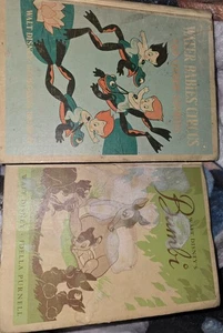 Vtg Walt Disney's Bambi 1944 Book Idella And Water Babies Circus - Picture 1 of 3