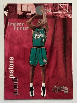 Skybox Thunder #77 Lindsey Hunter Detroit Pistons 1998-99 Foto 1 de 2