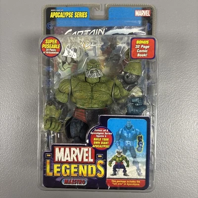 Figuras de la serie Maestro Apocalipsis de Marvel Legends nuevas en caja. 2005. Por favor lea Foto 1 de 4