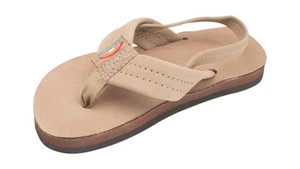 Kid's Single Layer Premier Leather Sandals, Sierra Brown, Kid's 5-6 B(M) US - Picture 1 of 6