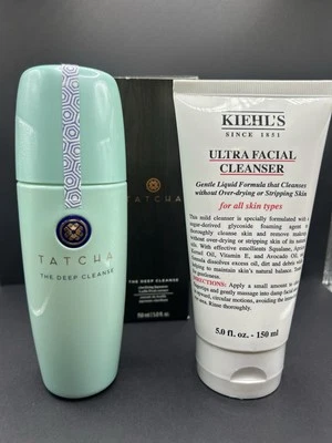 Tatcha The Deep Cleanse Clarifying Gel Cleanser & KIEL'S Ultra Facial Cleanser - Image 1 of 4