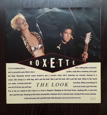 ROXETTE SINGLE The Look EMI 13 6333 7 GEMA.  - Bild 1 von 4