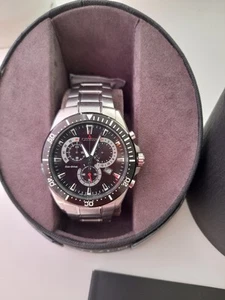 Citizen Mens Eco Drive Chronograph Stainless Steel Bracelet Watch AT2358-51E - Picture 1 of 7