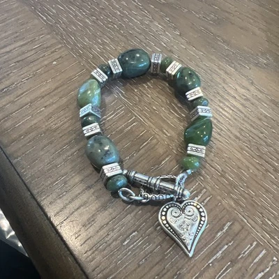 Brazalete Brighton Francis Ofelia Cuarto Francés Cristal Verde **RETIRADO**�� Foto 1 de 4