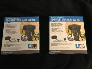 DIG Maverick High Flow PC14100 Black 12-Outlet Drip Manifolds Kit 4GPH Per Zone - Picture 1 of 4