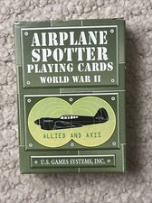 World War II Airplane Spotter Playing Cards by US Games System INC - Free P&P