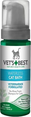 Vet's Best Waterless Cat Bath | No Rinse Waterless Dry Shampoo for Cats | Veteri - Image 1 of 4
