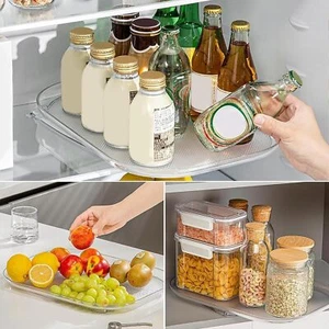 Lazy Susan Turntable Organizer for Refrigerator,Countertop Rotating Storage Rack - Picture 1 of 29