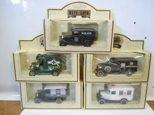Lledo Days Gone 5 set Civic Themed Diecast Model Cars Police Ambulance BAPS LMS - Picture 1 of 21