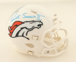 Minicasco Patrick Surtain II Denver Broncos Speed 2024 antiguo autógrafo firmado - Imagen 1 de 3
