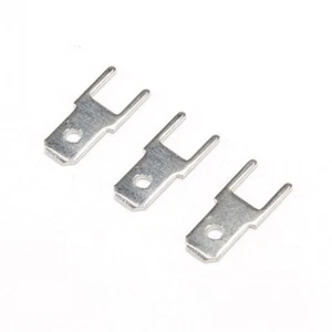 50Pcs 4.8mm Male Spade PCB Terminal Connector Thickness 0.8mm  - Picture 1 of 2