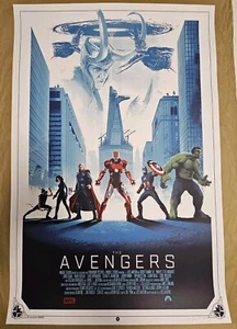 The Avengers 2016 Matt Ferguson Movie Screen Print Poster SIGNED 24x36 in Hulk - Picture 1 of 11