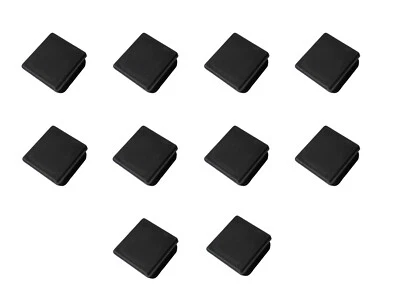 HEGAPRO Lamellenstopfen 60x60 Endkappe Abdeckkappe Rohrstopfen Kappe Deckel Rohr 10 Stk.