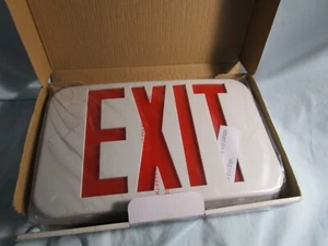 NEW-Cooper Lighting APX7R Pro Self Powered LED Exit Sign 120/277V Single Double - Picture 1 of 3